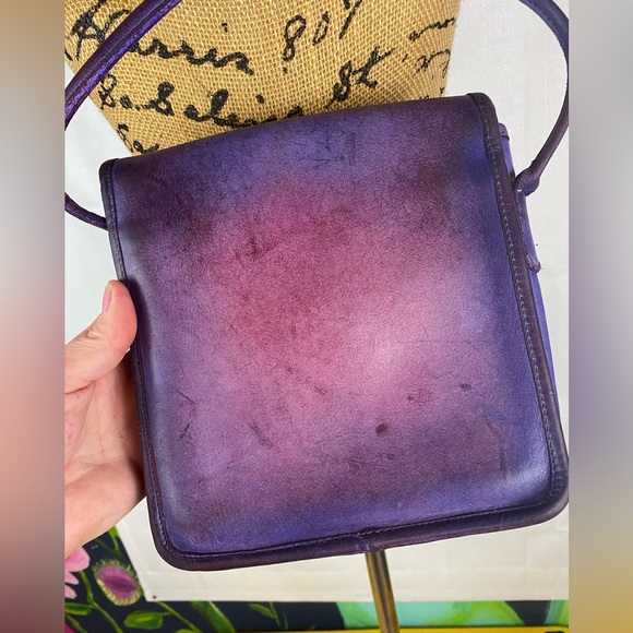 Recycled Riot hand dyed Vintage Coach Compact Pouch - Picture 9 of 15